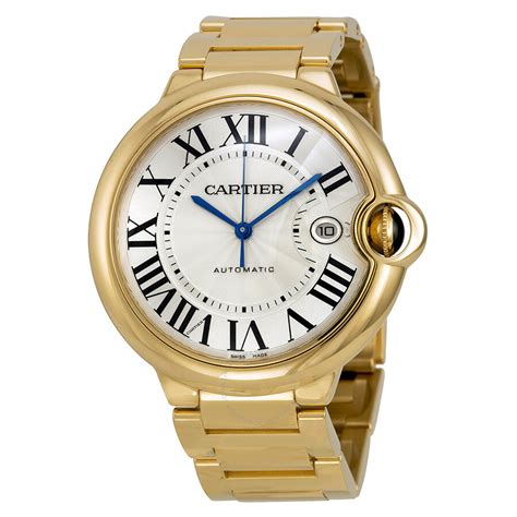 mens cartier watch gold|cartier gold watch price.